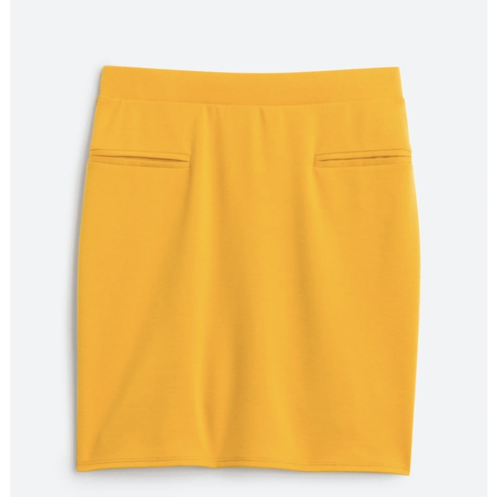 Le Lis Knit Skirt, Mustard
